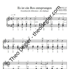 Es ist ein Ros entsprungen (Akkordeon)