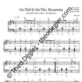 Go Tell It on the Mountain (Akkordeon)