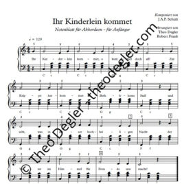Ihr Kinderlein kommet (Akkordeon)