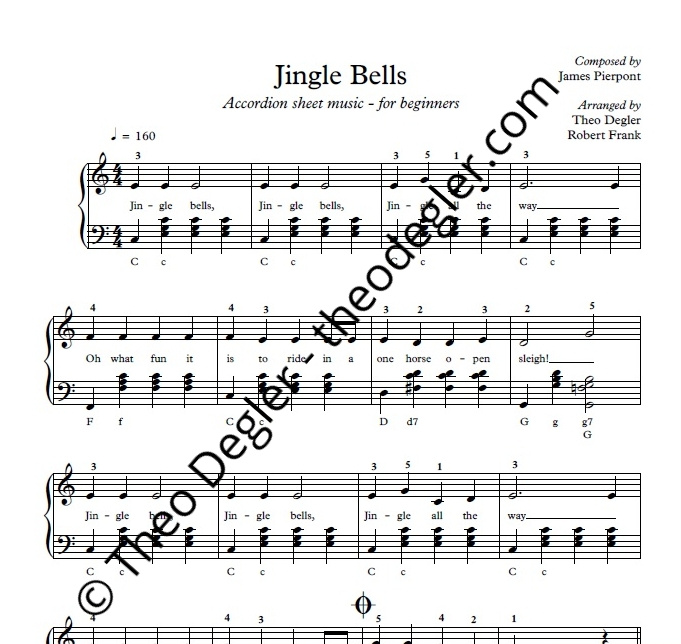 Jingle Bells for Accordion