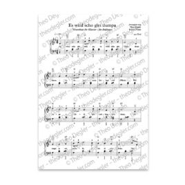 Es werd scho glei dumpa (Klavier)
